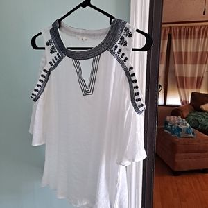 Small white casual shirt